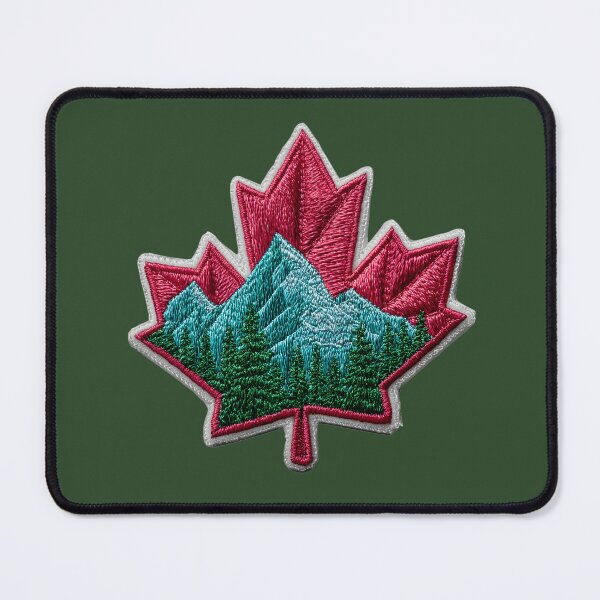 Item preview, Canadian Mountain Maple Embroidery designed and sold by MegaNovaArt.