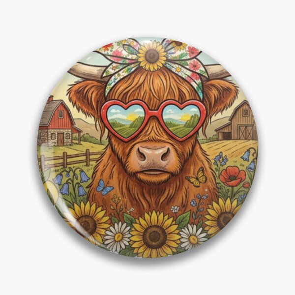 Item preview, HelloSummerCountryVibes–HighlandCowSunflowerDesign–RusticFarmhouseStyle designed and sold by ShirtsUp-Lane.