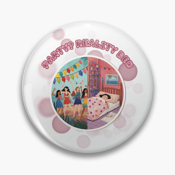 Item preview, Party Reality Bed Funny Expectation Vs Reality Meme designed and sold by iamKRUK.