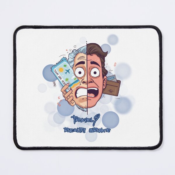Item preview, Travel Reality Broke Funny Vacation Expectation Meme designed and sold by iamKRUK.