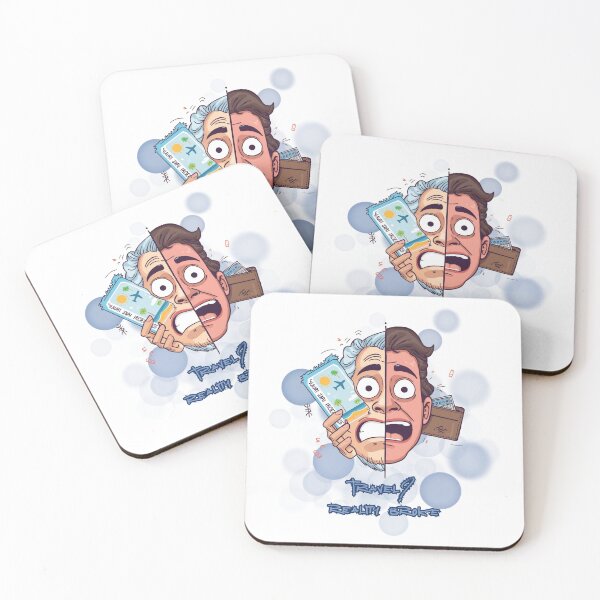 Item preview, Travel Reality Broke Funny Vacation Expectation Meme designed and sold by iamKRUK.