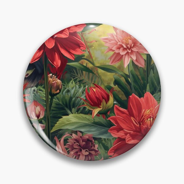 Item preview,  Vibrant Red Rose flower | Tropical Flower designed and sold by Desolaa_Arts.