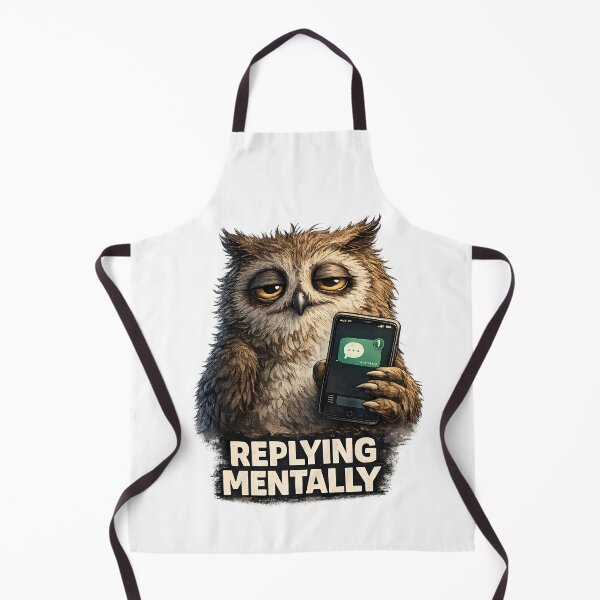 Item preview, Replying Mentally Funny Owl T-Shirt designed and sold by RebelVibeX.
