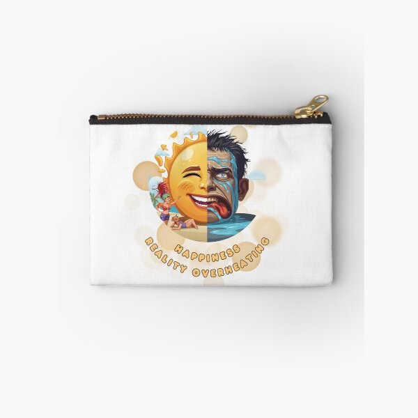 Item preview, Happiness Reality Overheating Funny Summer Heatwave Meme designed and sold by iamKRUK.