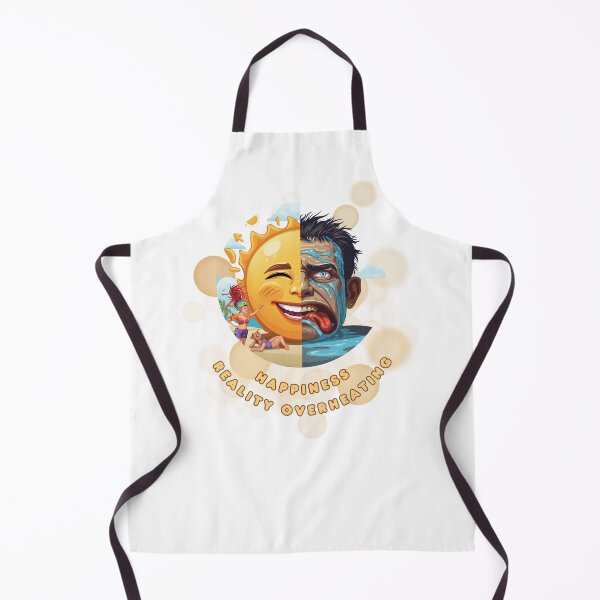 Item preview, Happiness Reality Overheating Funny Summer Heatwave Meme designed and sold by iamKRUK.