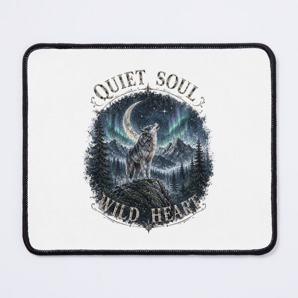 Item preview, Quiet Soul Wild Heart Wolf designed and sold by MoonStitch.
