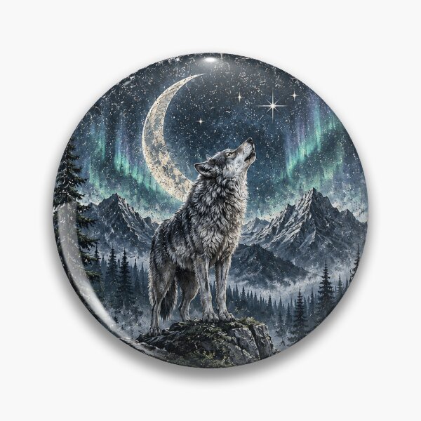 Item preview, Quiet Soul Wild Heart Wolf designed and sold by MoonStitch.