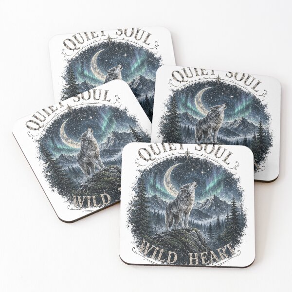 Item preview, Quiet Soul Wild Heart Wolf designed and sold by MoonStitch.