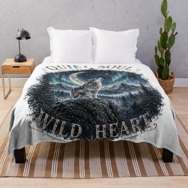 Item preview, Quiet Soul Wild Heart Wolf designed and sold by MoonStitch.