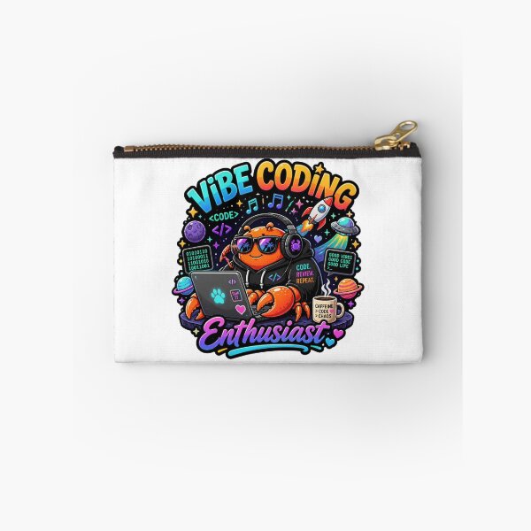 Item preview, Vibe Coding Crab Kawaii Sticker – Cute Crab Coder Gift for Programmers & Developers designed and sold by NuniDesigns.