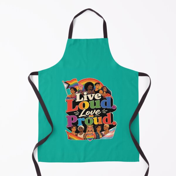 Item preview, Copy of Live Loud Love Proud LGBTQ Pride Community designed and sold by BluePrint Vibe.