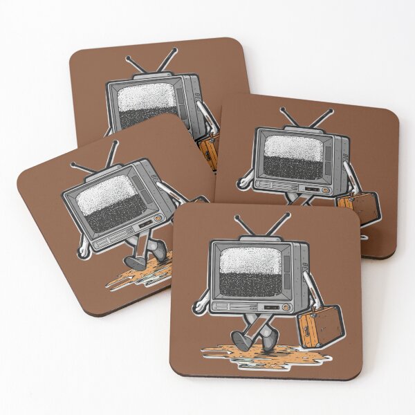 Item preview, Vintage TV Walking Suitcase Leaving Surreal Design designed and sold by BooDesignStudio.