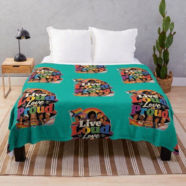 Item preview, Copy of Live Loud Love Proud LGBTQ Pride Community designed and sold by BluePrint Vibe.
