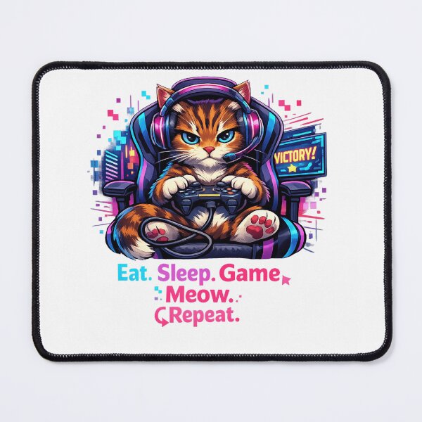 Item preview, Gamer cat designed and sold by ibrahim2022.