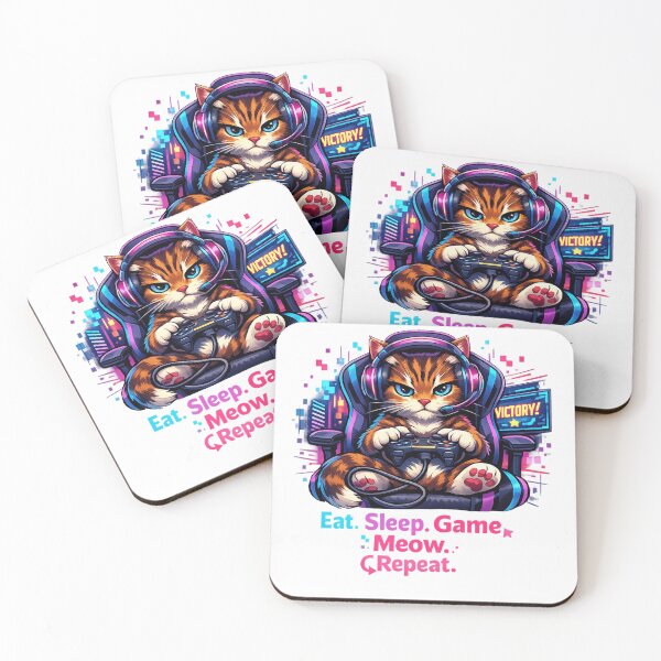 Item preview, Gamer cat  designed and sold by ibrahim2022.