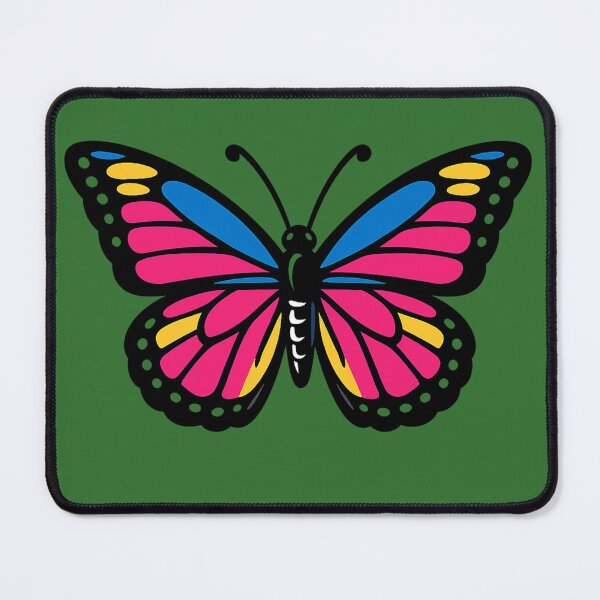 Item preview, Neon butterfly in pink, blue and yellow designed and sold by Gletschie.