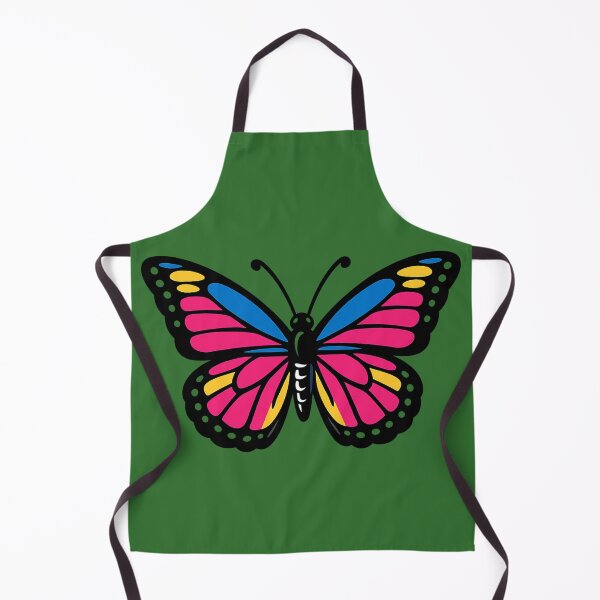 Item preview, Neon butterfly in pink, blue and yellow designed and sold by Gletschie.
