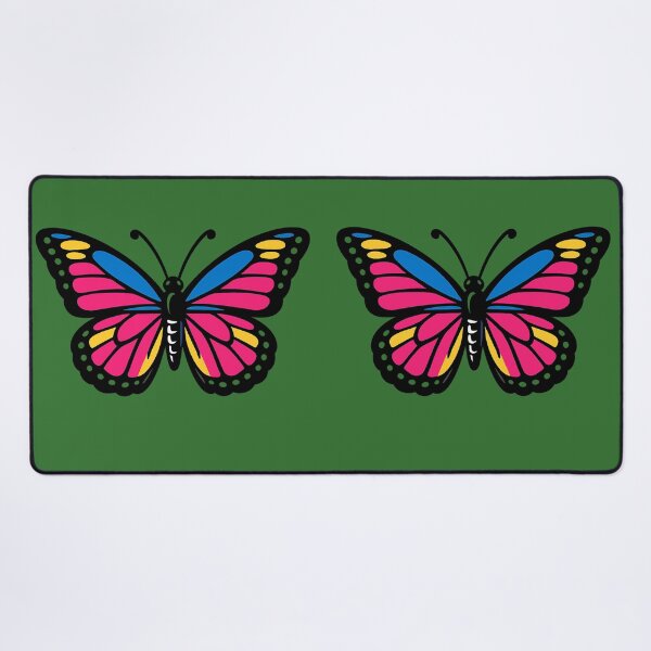 Item preview, Neon butterfly in pink, blue and yellow designed and sold by Gletschie.