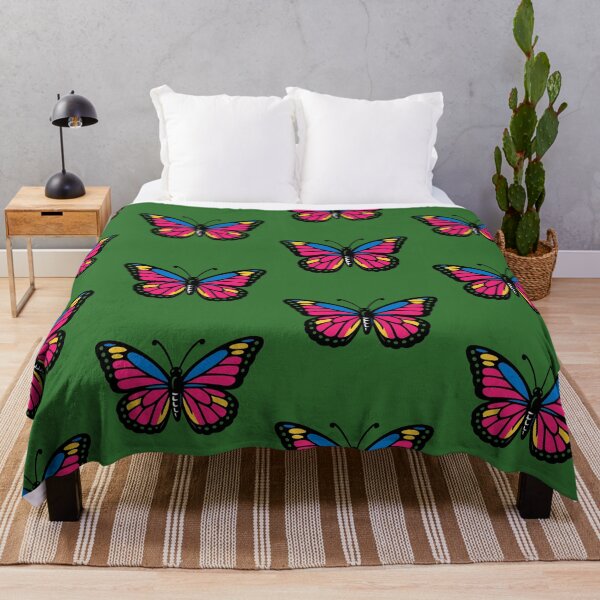 Item preview, Neon butterfly in pink, blue and yellow designed and sold by Gletschie.