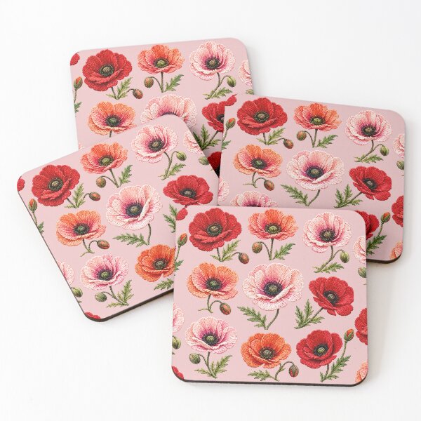 Item preview, Poppy Collection Embroidery designed and sold by ColorSplash123.