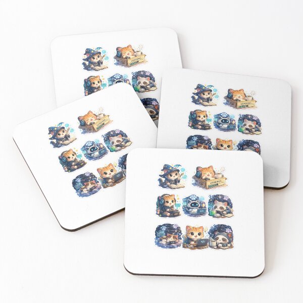 Item preview, Cute Programmer Sticker Series designed and sold by CodePaws Creations.