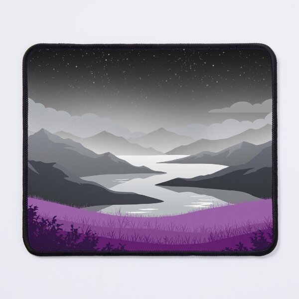 Item preview, Asexual flag scenery designed and sold by Blairsley.