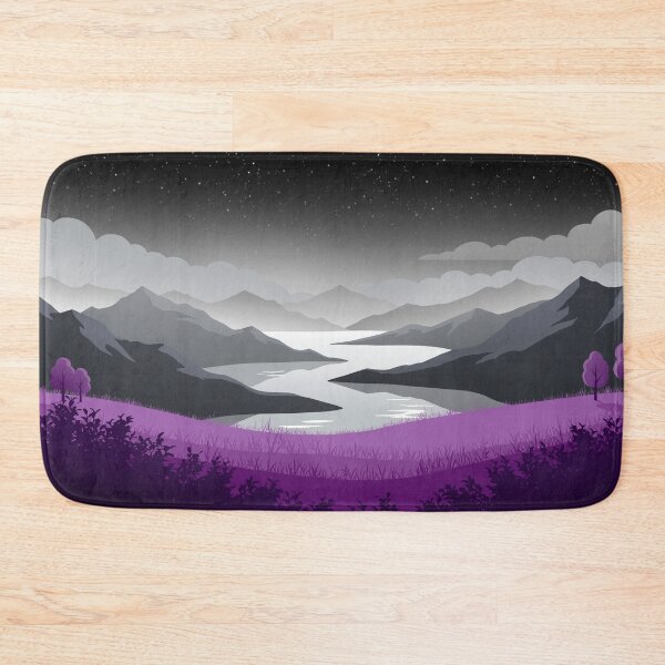 Item preview, Asexual flag scenery designed and sold by Blairsley.
