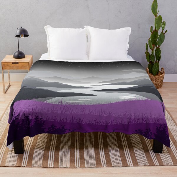Artikelvorschau, Szenerie mit der asexuellen Flagge entworfen und verkauft von Blairsley.