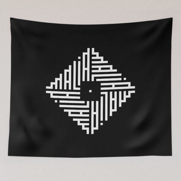 Item preview, MALIA | White  | Modern Geometric Kufi Calligraphy | From Name to Art   designed and sold by FOR YOUR NAME.