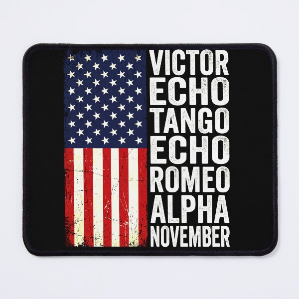 Item preview, Veteran NATO Phonetic Alphabet American Flag 4th of July Patriotic designed and sold by ArcaneArtistry.