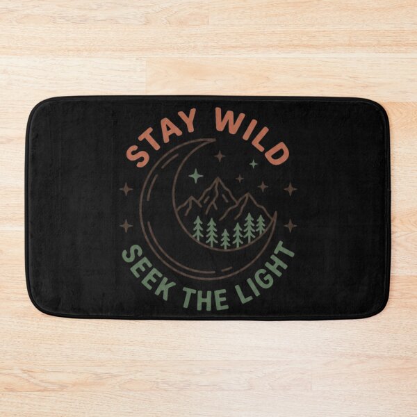 Item preview, Stay Wild Seek The Light Mountain Moon Adventure designed and sold by V-ZRO.