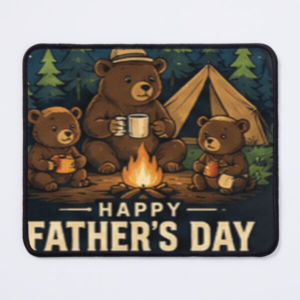 Item preview, Happy Father's Day Best Camping Buddy Bear Family designed and sold by GUINewAlex.