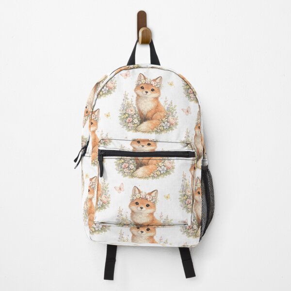 Item preview, Cute Floral Woodland Animal – Whimsical Nature Art. designed and sold by Clothes With Smiling Animals Walt Gral.
