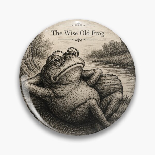 Item preview, The Wise Old Frog  designed and sold by WitWiseDesigns.