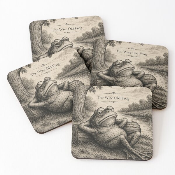 Item preview, The Wise Old Frog  designed and sold by WitWiseDesigns.