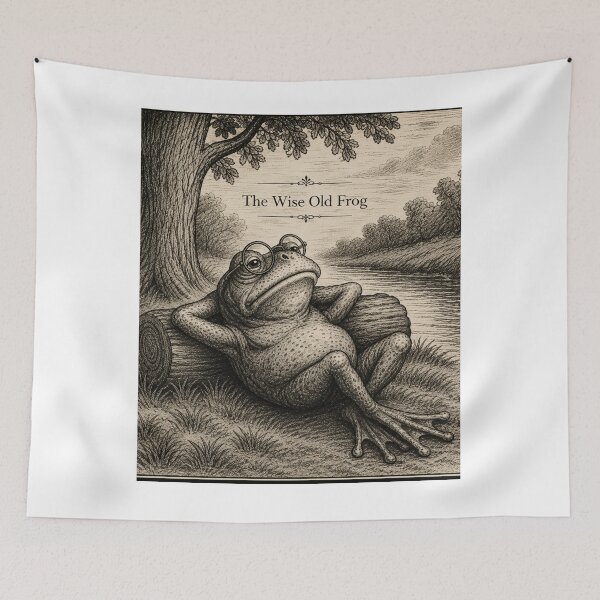 Item preview, The Wise Old Frog  designed and sold by WitWiseDesigns.