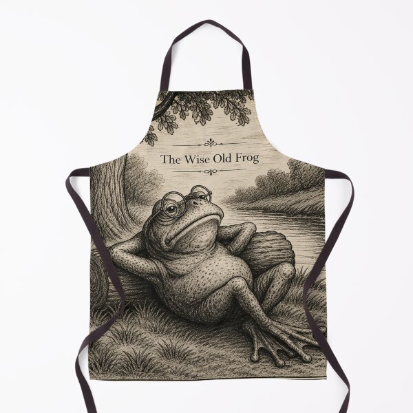 Item preview, The Wise Old Frog designed and sold by WitWiseDesigns.
