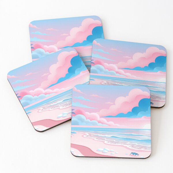 Item preview, Transgender flag scenery designed and sold by Blairsley.