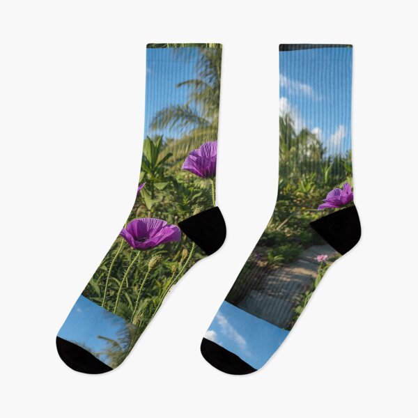 Item preview, Purple Poppies flower garden | Tropical Flower designed and sold by Desolaa_Arts.