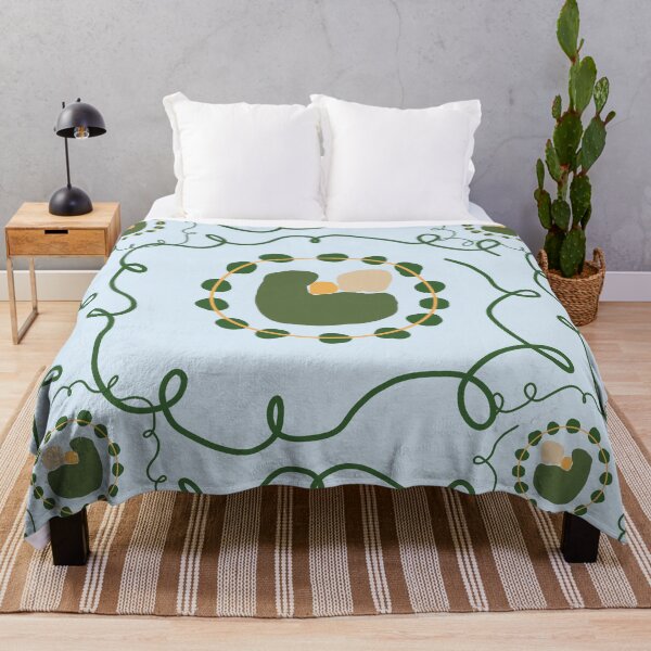 Item preview, Scandinavian Green Floral Abstract designed and sold by Ailiida.