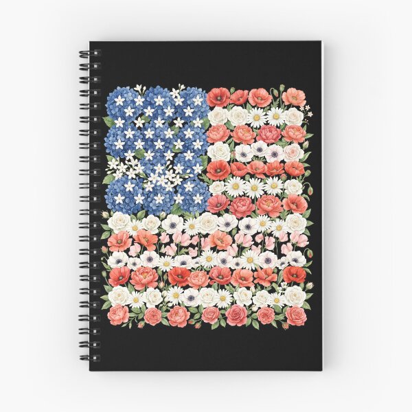 Item preview, American Flag Floral Patriotic Botanical 4th Of July Garden designed and sold by ArcaneArtistry.