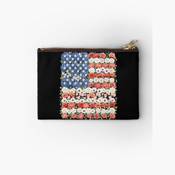 Item preview, American Flag Floral Patriotic Botanical 4th Of July Garden designed and sold by ArcaneArtistry.