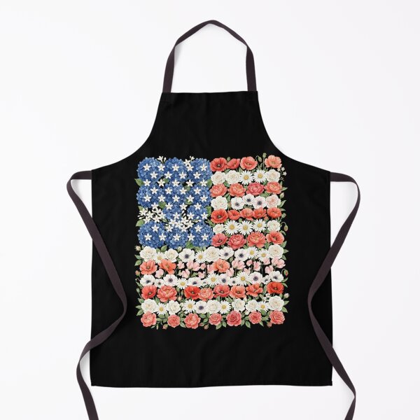 Item preview, American Flag Floral Patriotic Botanical 4th Of July Garden designed and sold by ArcaneArtistry.