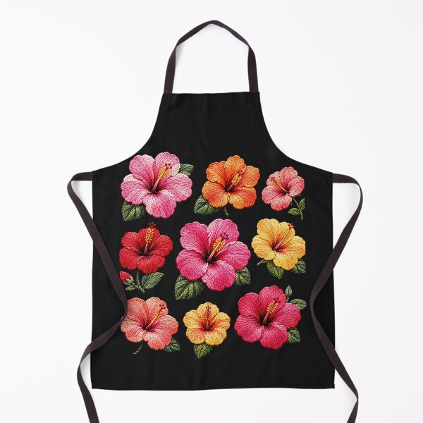 Item preview, Hibiscus Collection Embroidery designed and sold by ColorSplash123.