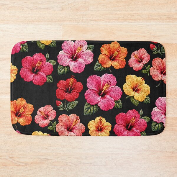 Item preview, Hibiscus Collection Embroidery designed and sold by ColorSplash123.