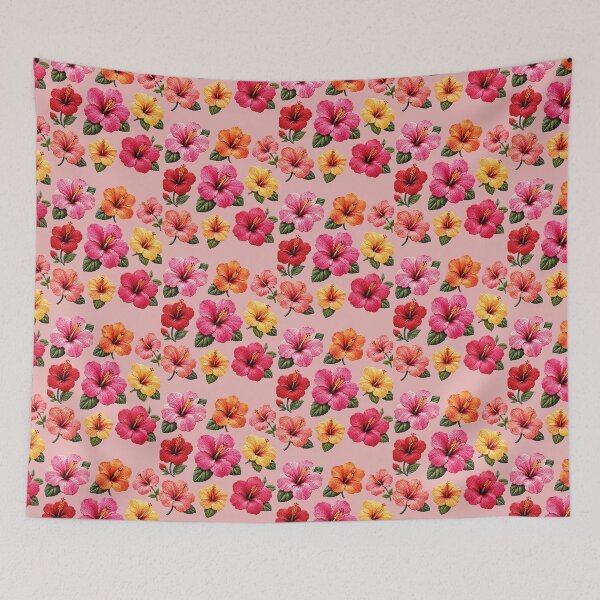 Item preview, Hibiscus Collection Embroidery designed and sold by ColorSplash123.