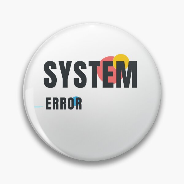 Item preview, SYSTEM ERROR | Modern Tech Aesthetic Graphic Design designed and sold by HeartAndArtShop.