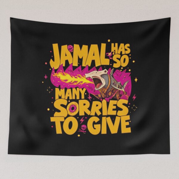 Item preview, Jamal Dragon Apology Meme Funny Sorry Fire Breathing Design designed and sold by Chives-Sor.