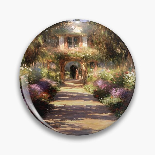 Item preview, Pathway in Monet’s Garden at Giverny: An Impression of Blossoming Arches designed and sold by artdesignsnow.