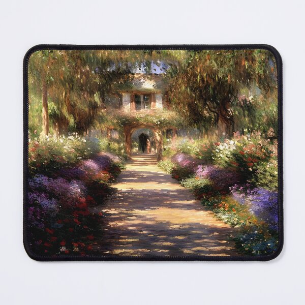 Item preview, Pathway in Monet’s Garden at Giverny: An Impression of Blossoming Arches designed and sold by artdesignsnow.